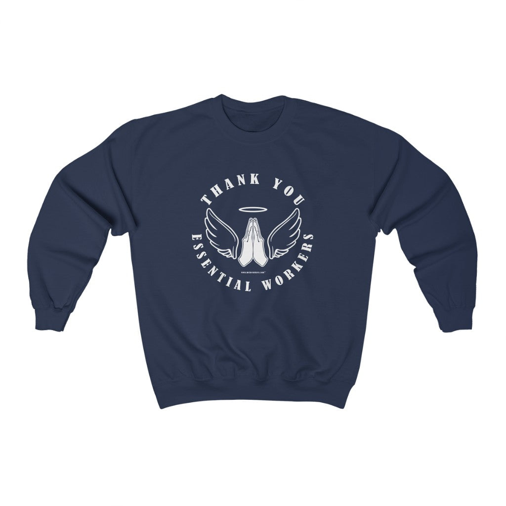 Essential Workers Thank You Heavy Blend Crewneck Sweatshirt