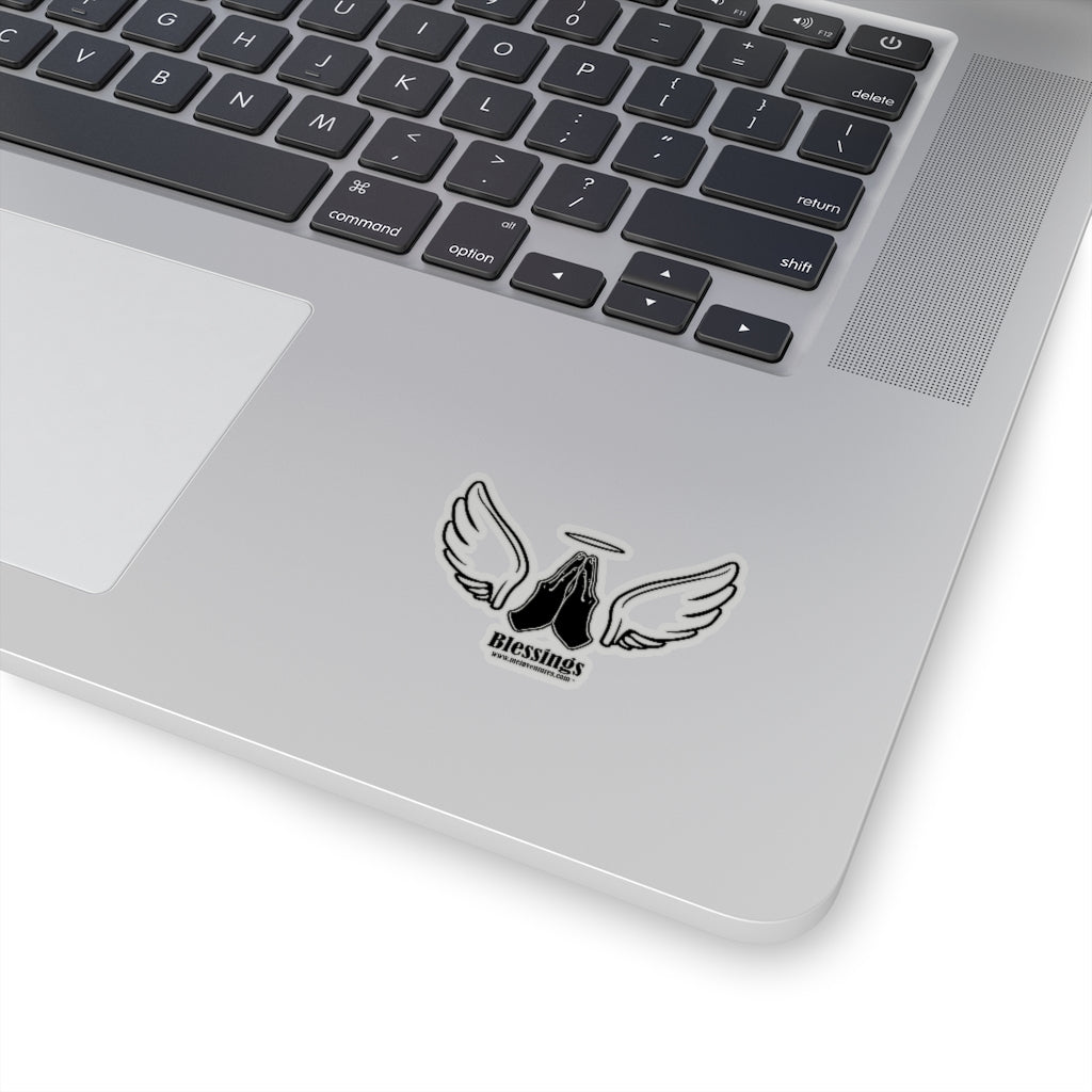 Blessings Kiss-Cut Sticker laptop