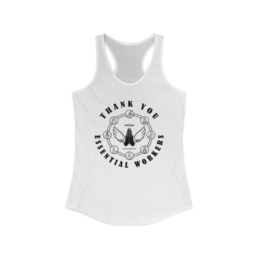 Essential Workers Gratitude Racerback Tank