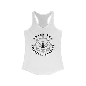 Essential Workers Gratitude Racerback Tank