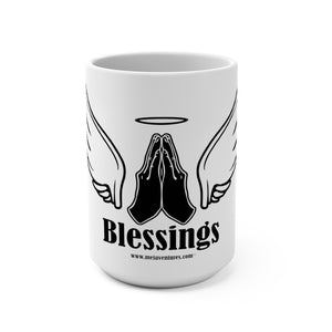 Blessings Gratitude Appreciation Coffee Mug 15oz