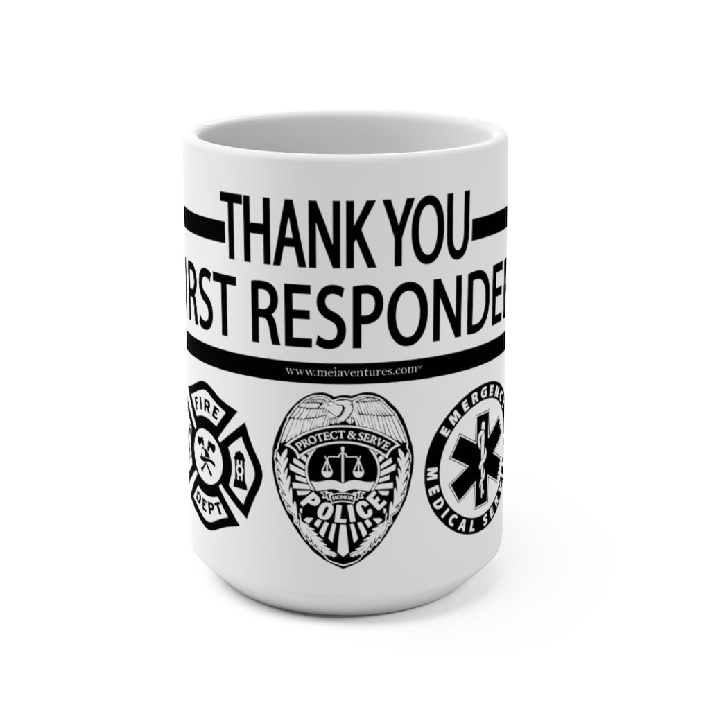 First Responders Gratitude Mug - 15oz