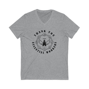 Essential Worker T-Shirt - Gratitude / Appreciation V-Neck Tee