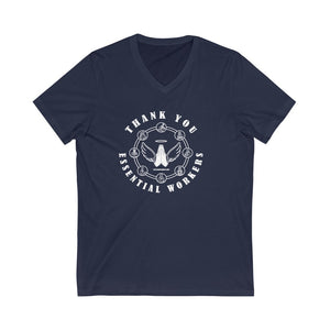 Essential Worker T-Shirt - Gratitude / Appreciation V-Neck Tee