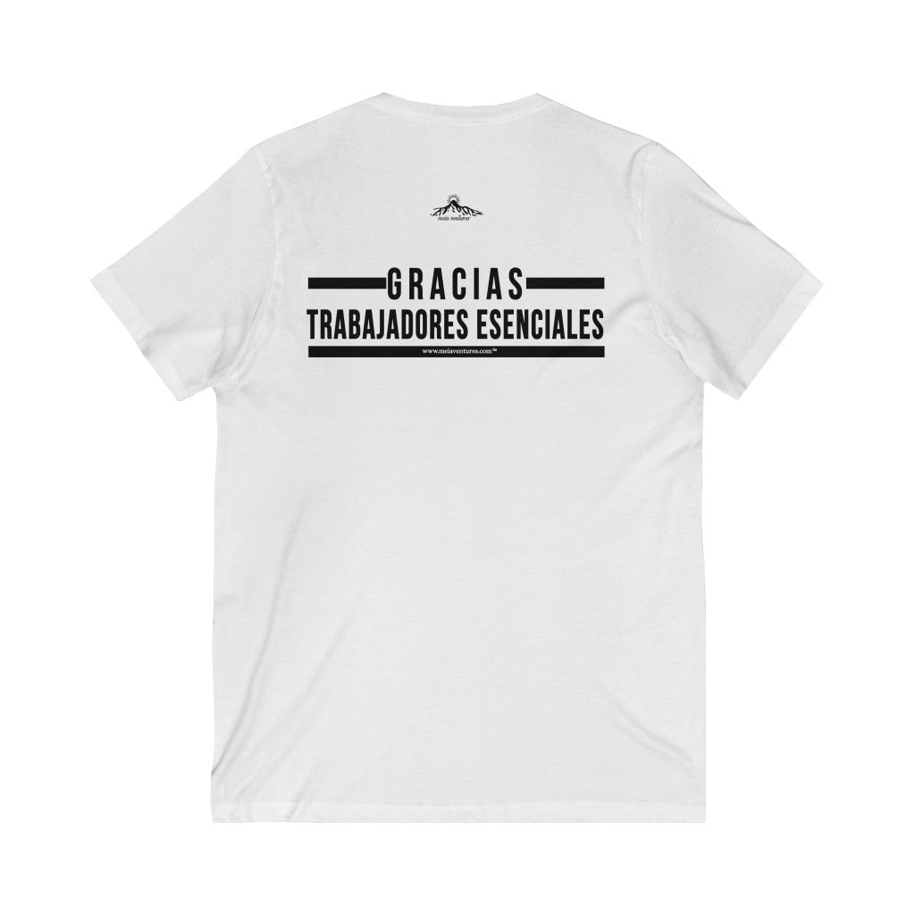 Essential Workers Tee Gracias Trabajadoras Esenciales V-Neck Tee