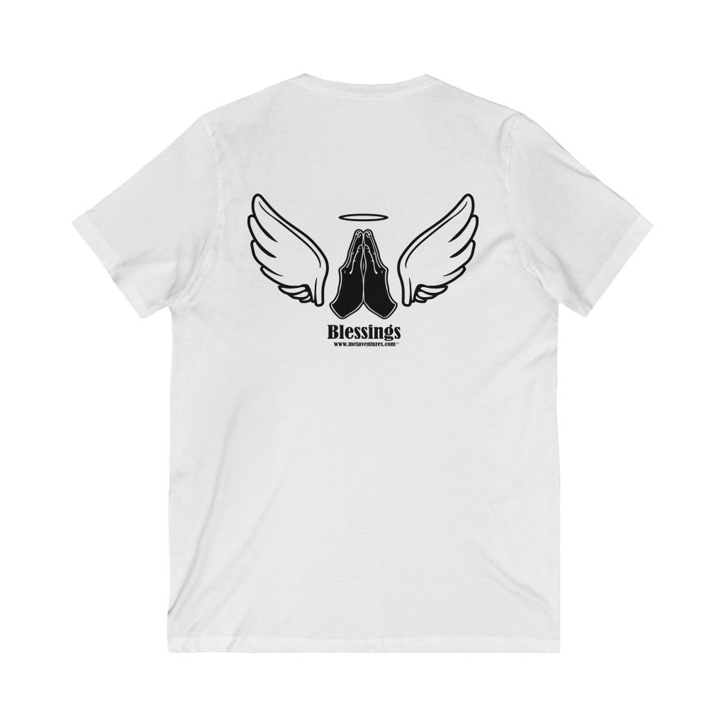 Blessings Gratitude Appreciation V-Neck Tee