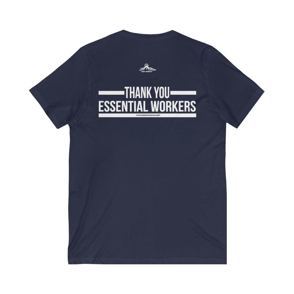 Essential Worker T-Shirt - Gratitude / Appreciation V-Neck Tee