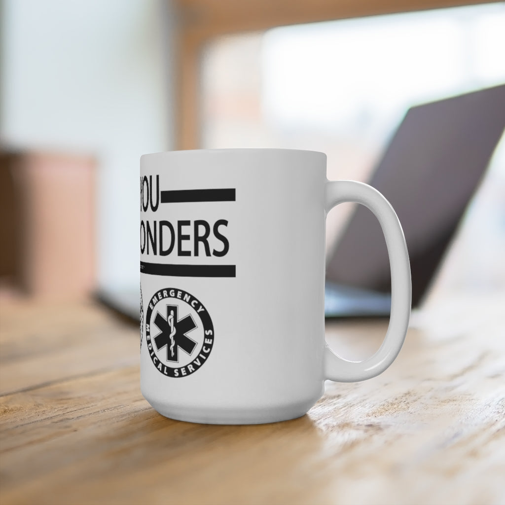 First Responders Gratitude Mug - 15oz