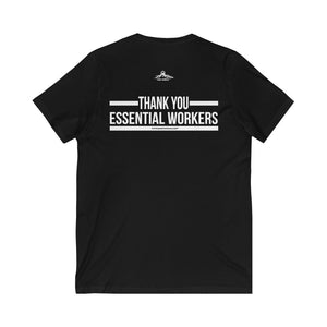 Essential Worker T-Shirt - Gratitude / Appreciation V-Neck Tee