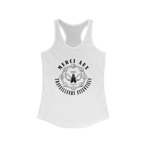 Essential Workers Merci Aux Travailleurs Essentiels  Racerback Tank