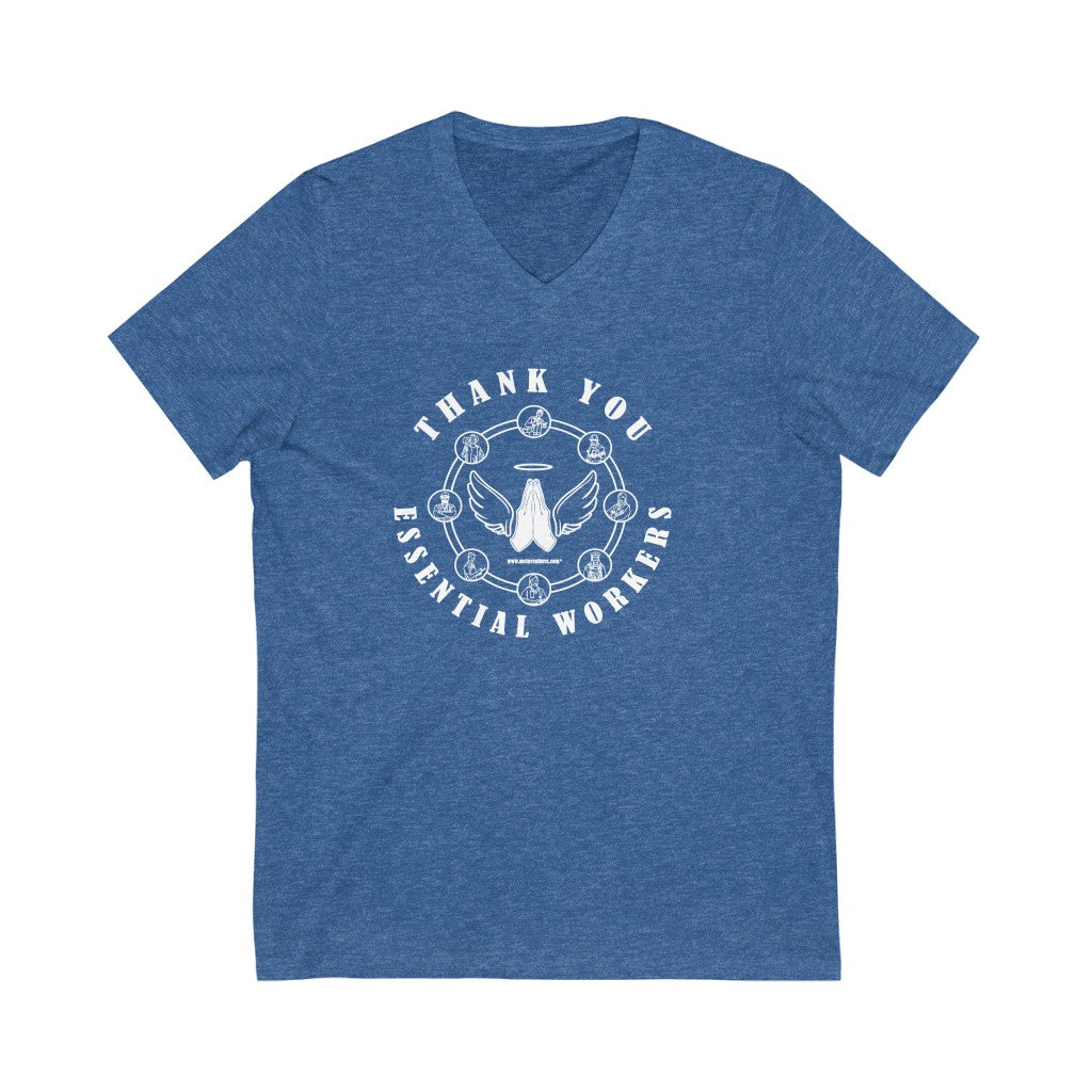 Essential Worker T-Shirt - Gratitude / Appreciation V-Neck Tee