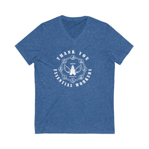 Essential Worker T-Shirt - Gratitude / Appreciation V-Neck Tee