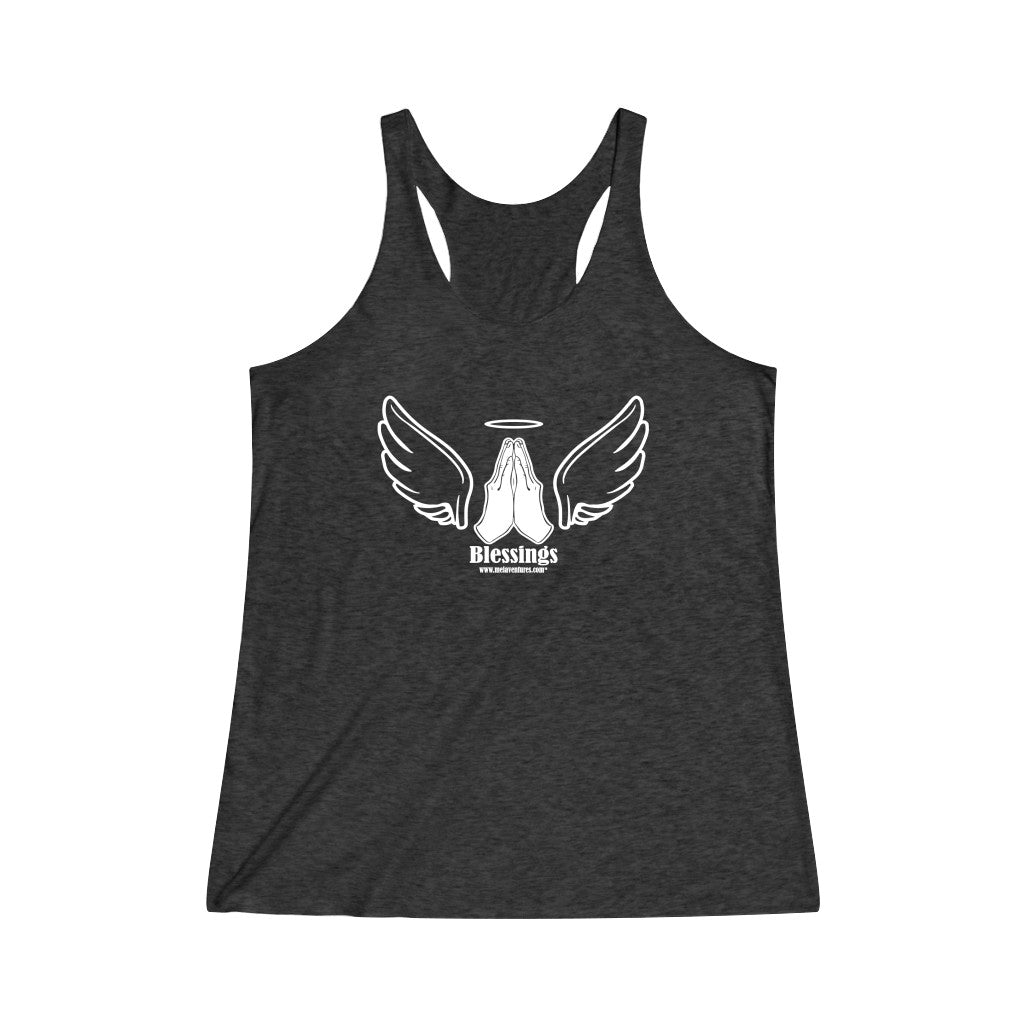 Blessings Gratitude Appreciation Racerback Tank Top