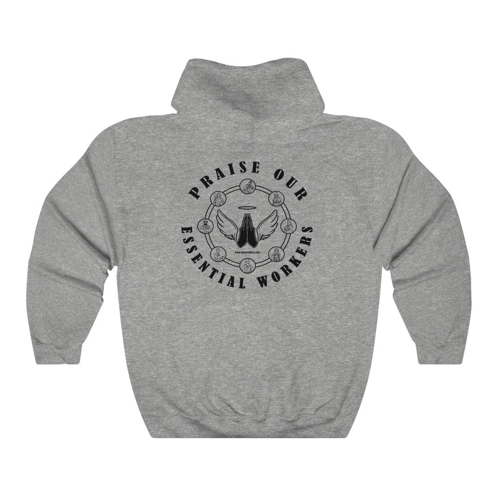 Essential Workers Praise Gratitude Thank You Heavy Blend™ Hooded Sweatshirt