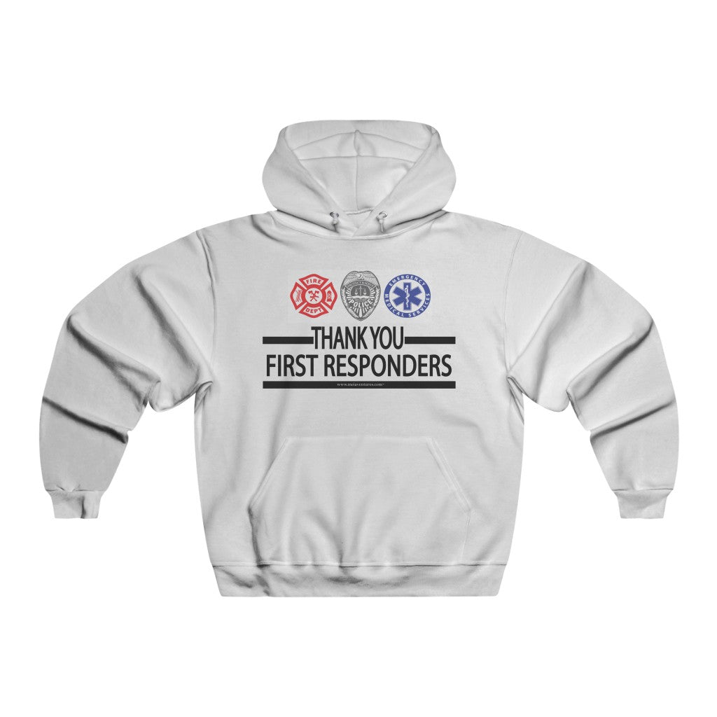 First Responders Thank You Gratitude Men's NUBLEND® Hooded Sweatshirt