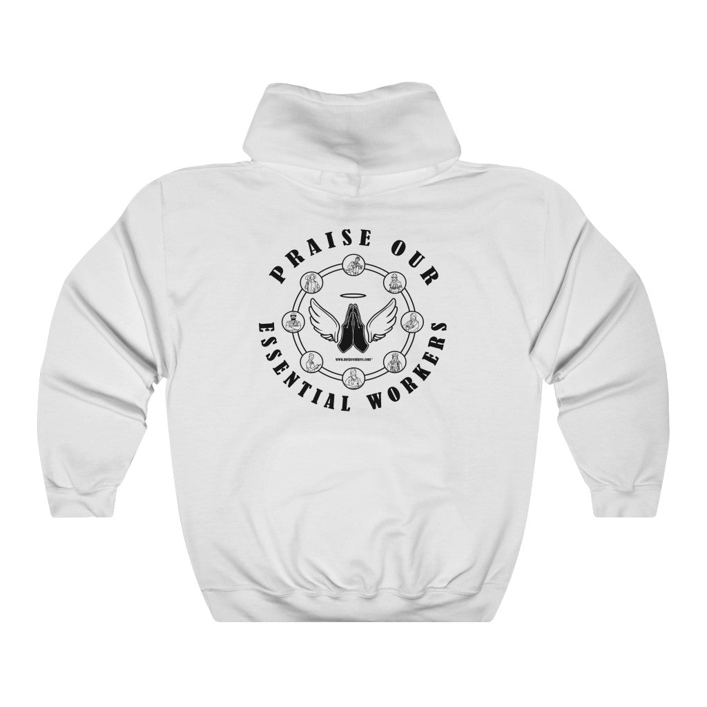 Essential Workers Praise Gratitude Thank You Heavy Blend™ Hooded Sweatshirt