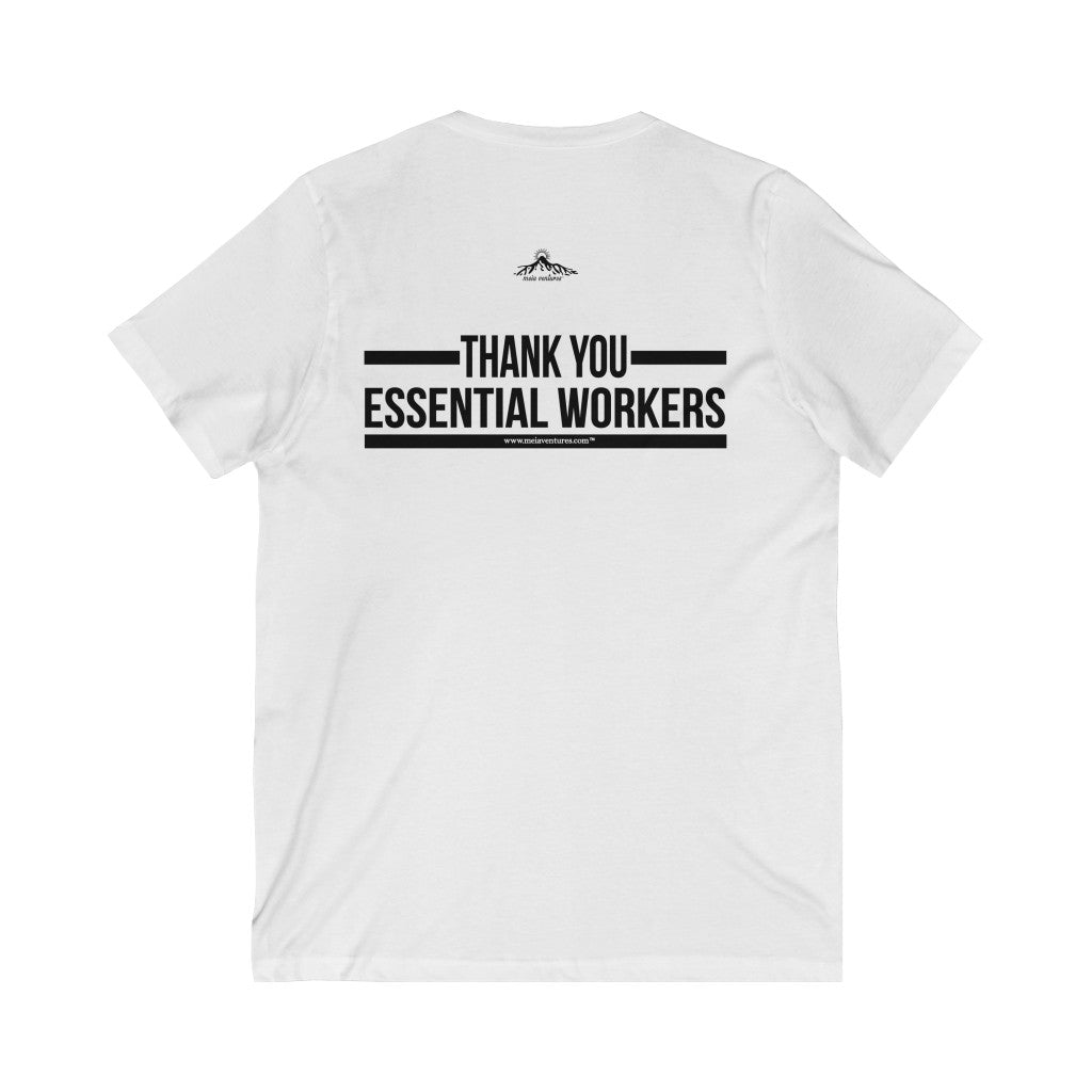 Essential Worker T-Shirt - Gratitude / Appreciation V-Neck Tee