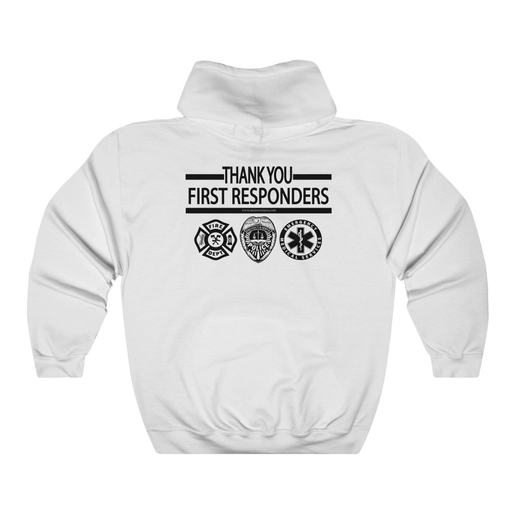 First Responders Thank You Appreciation Hooded Sweatshirt