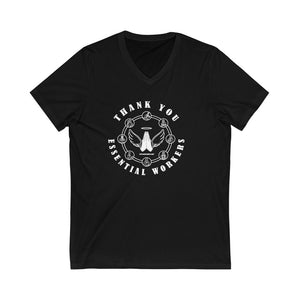 Essential Worker T-Shirt - Gratitude / Appreciation V-Neck Tee