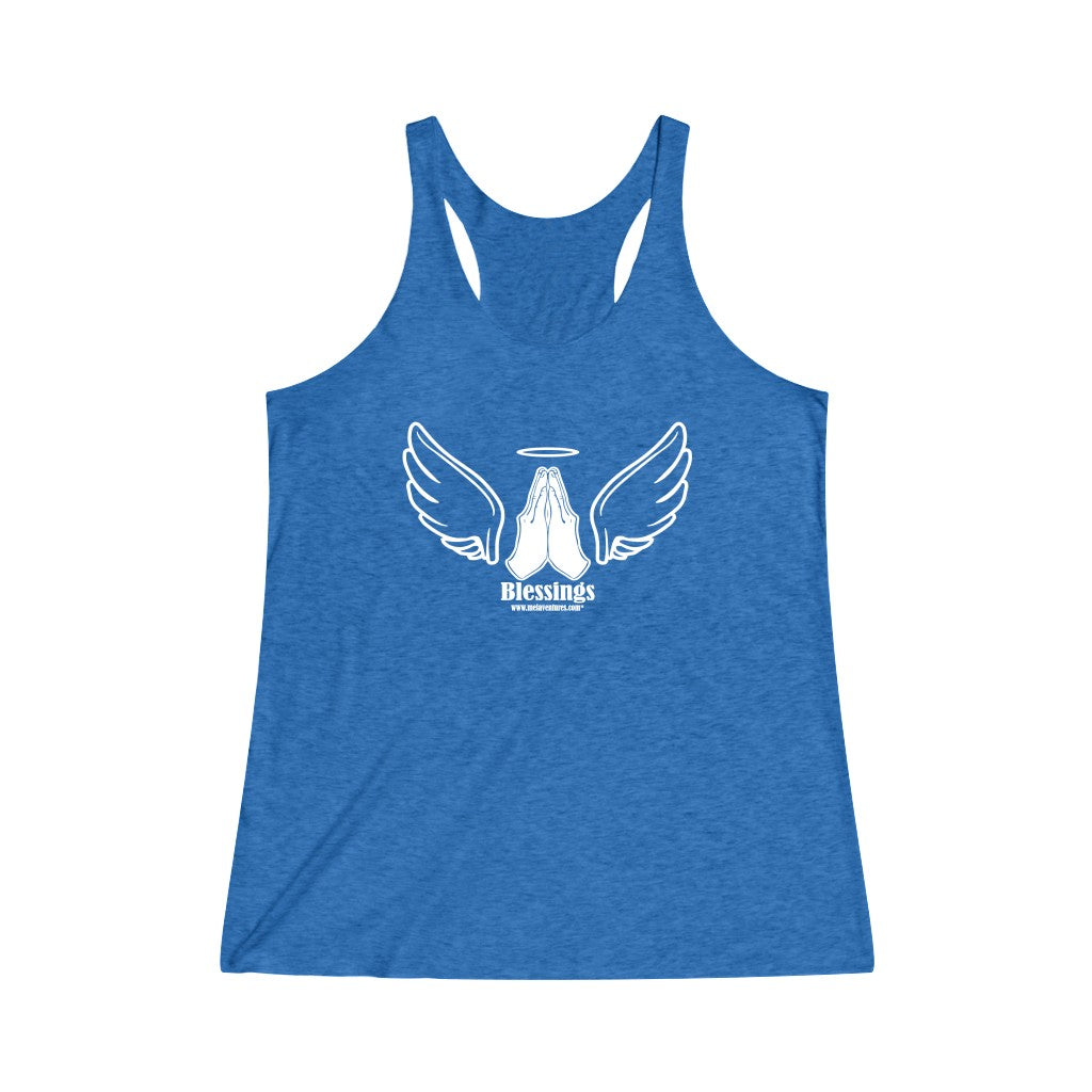 Blessings Gratitude Appreciation Racerback Tank Top