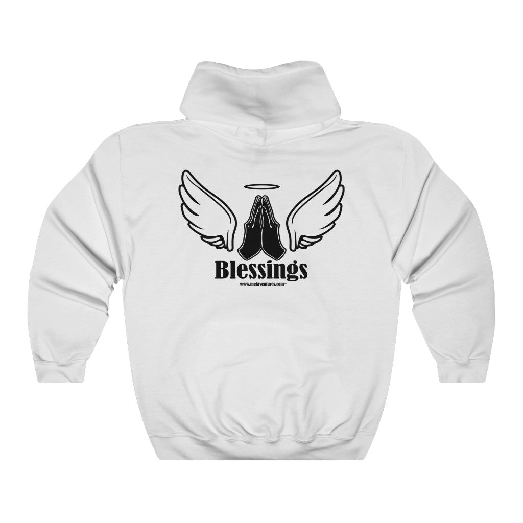 Blessings Gratitude Appreciation Heavy Hooded Sweatshirt