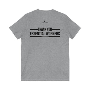 Essential Worker T-Shirt - Gratitude / Appreciation V-Neck Tee