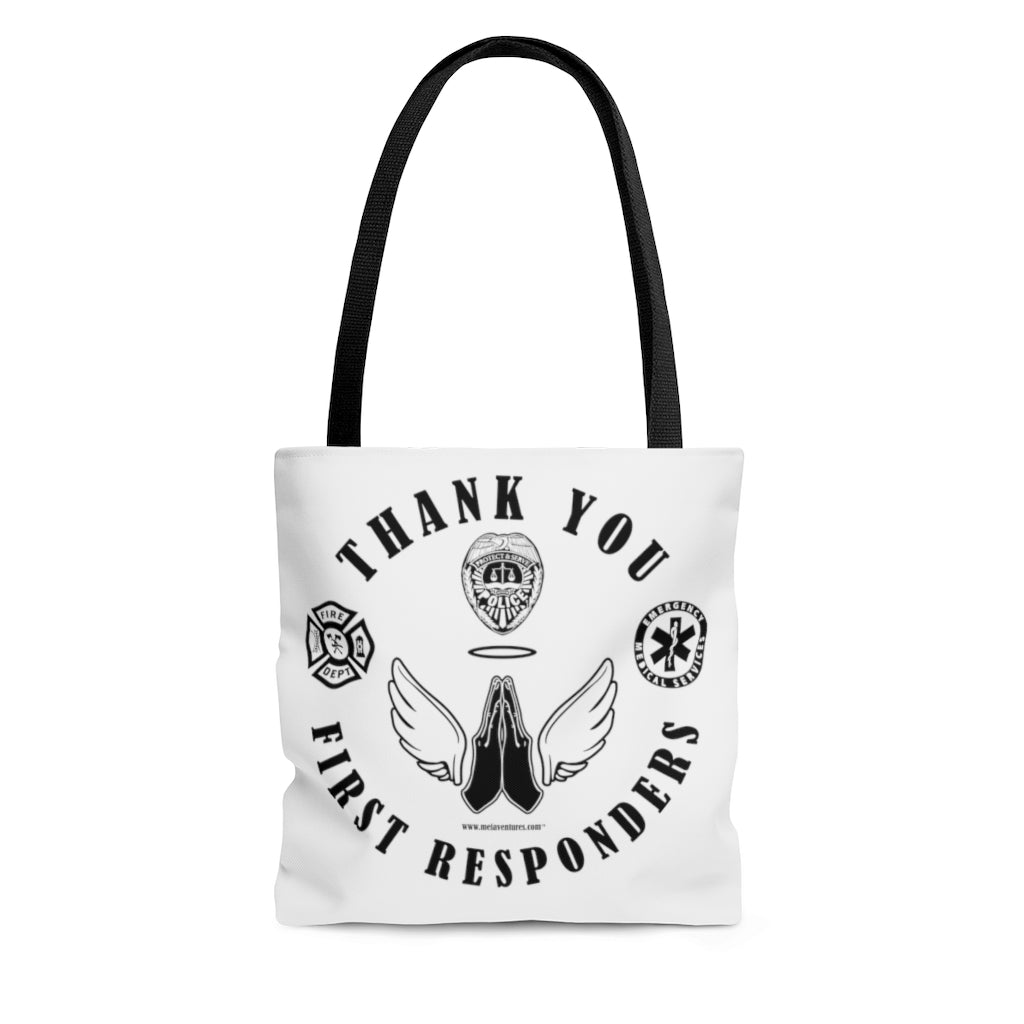 First Responders Thank You AOP Tote Bag