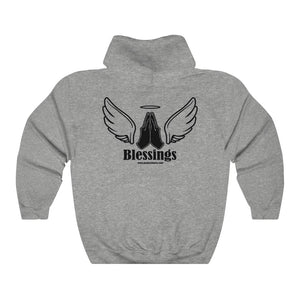 Blessings Gratitude Appreciation Heavy Hooded Sweatshirt