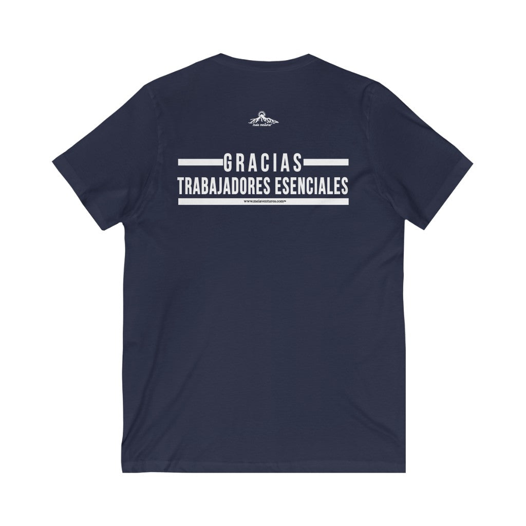 Essential Workers Tee Gracias Trabajadoras Esenciales V-Neck Tee