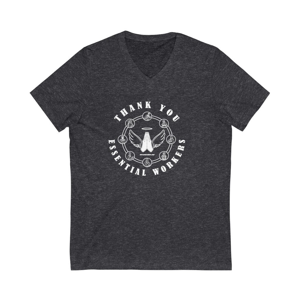 Essential Worker T-Shirt - Gratitude / Appreciation V-Neck Tee