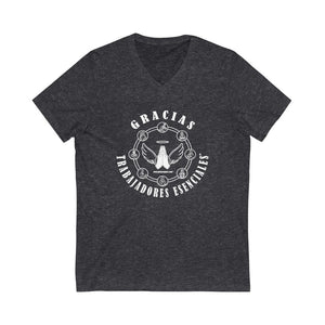 Essential Workers Tee Gracias Trabajadoras Esenciales V-Neck Tee