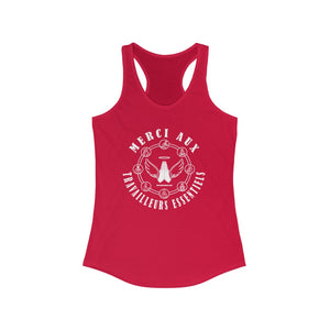 Essential Workers Merci Aux Travailleurs Essentiels  Racerback Tank