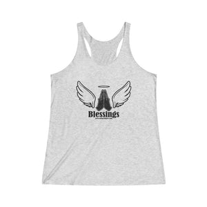 Blessings Gratitude Appreciation Racerback Tank Top