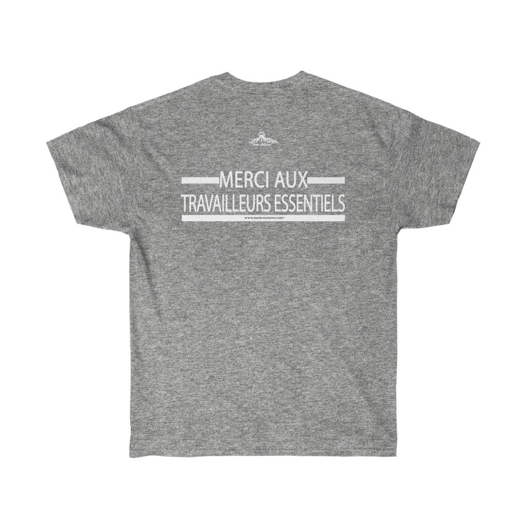 Essential Workers Merci Aux Travailleurs Essentiels Thank You T-Shirt